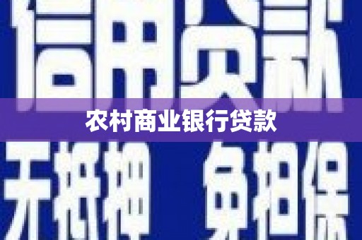 白沙农村商业银行贷款
