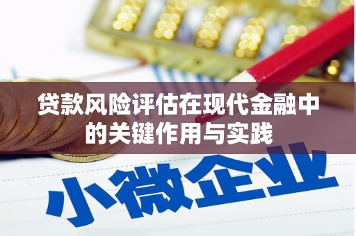 白沙贷款风险评估在现代金融中的关键作用与实践