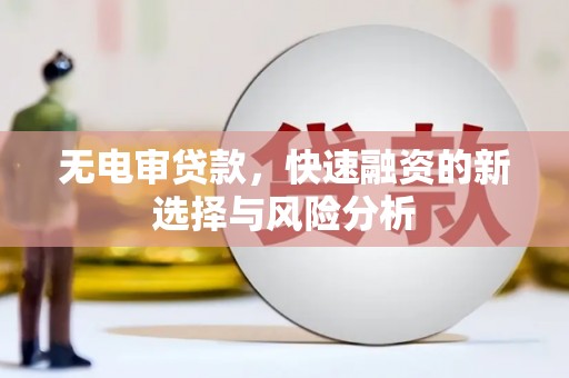 白沙无电审贷款，快速融资的新选择与风险分析