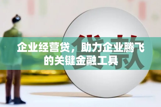 白沙企业经营贷，助力企业腾飞的关键金融工具
