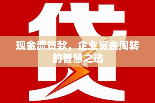 白沙现金流贷款，企业资金周转的智慧之选