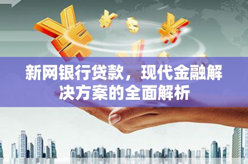 白沙新网银行贷款，现代金融解决方案的全面解析