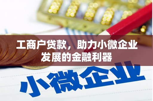 白沙工商户贷款，助力小微企业发展的金融利器