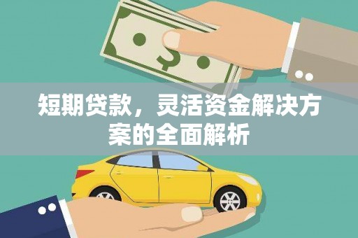 白沙短期贷款，灵活资金解决方案的全面解析
