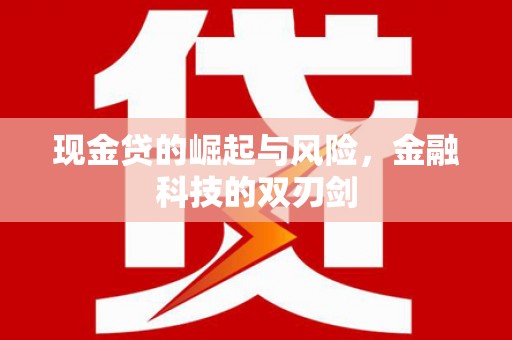 白沙现金贷的崛起与风险，金融科技的双刃剑