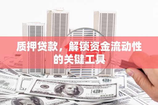 白沙质押贷款，解锁资金流动性的关键工具