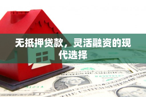 白沙无抵押贷款，灵活融资的现代选择