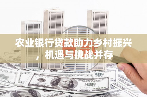 白沙农业银行贷款助力乡村振兴，机遇与挑战并存