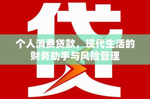 白沙个人消费贷款，现代生活的财务助手与风险管理